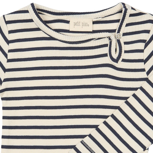 Petit Piao - Sky LS Body, PP2000 - Navy Blazer Striped