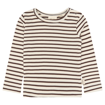 Petit Piao - Sky LS Tee, PP2001 - Chestnut Striped