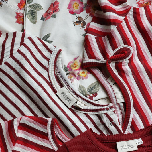 Petit Piao - Song LS Body, PP2011 - Haute Red Multistriped