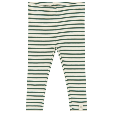 Petit Piao - Sky Leggings, PP2002 - Trekking Green Striped