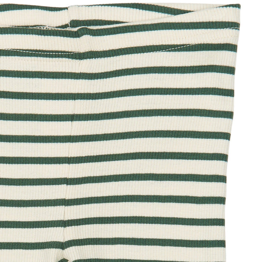 Petit Piao - Sky Leggings, PP2002 - Trekking Green Striped