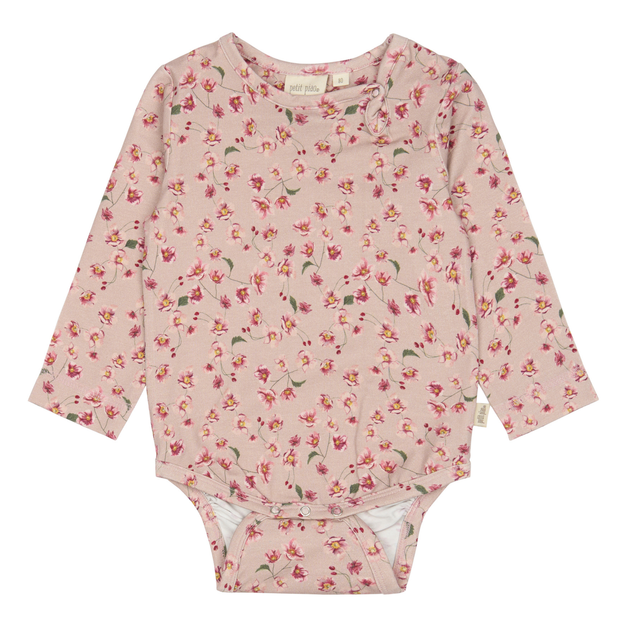 Petit Piao - Body LS Printed, PP201 - Autumn Anemone AOP