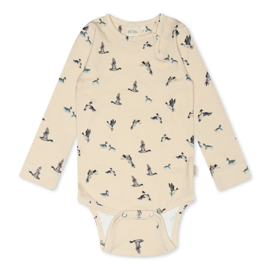 Petit Piao - Body LS Printed, PP201 - Duck AOP