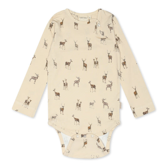 Petit Piao - Body LS Printed, PP201 - Deer AOP