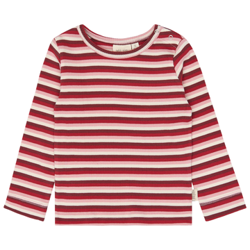 Petit Piao - Song LS Tee, PP2012 - Haute Red Multistriped