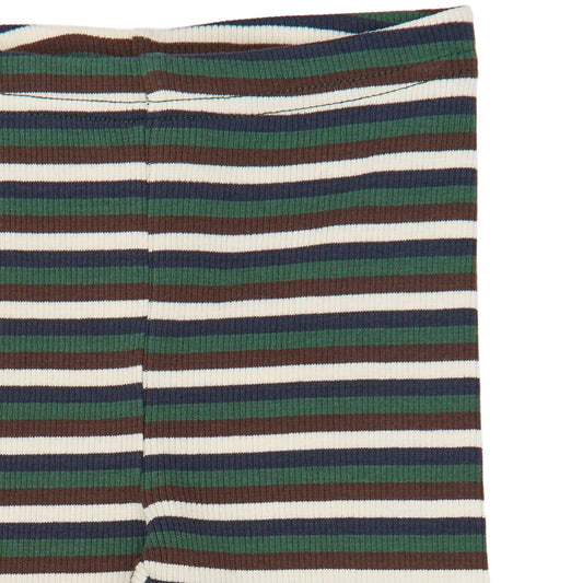 Petit Piao - Song Leggings, PP2013 - Trekking Green Multistriped