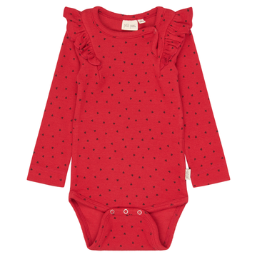 Petit Piao - Sonja LS Body, PP2014 - Haute Red Heart AOP