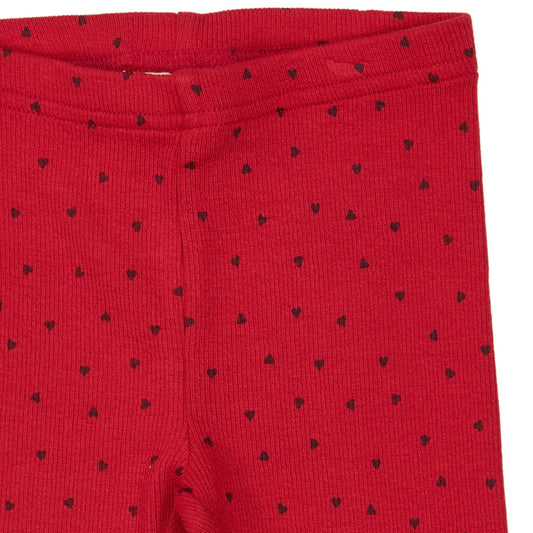 Petit Piao - Sonja Leggings, PP2016 - Haute Red Heart AOP
