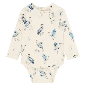 Petit Piao - Star LS Body, PP2021 - Eggnog Heron AOP
