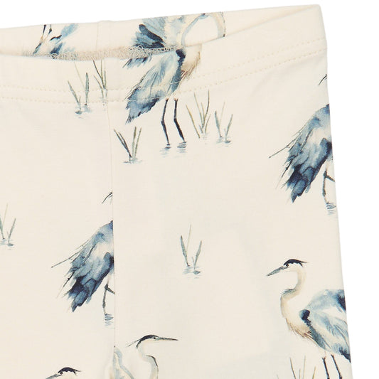 Petit Piao - Star Leggings, PP2025 - Eggnog Heron AOP
