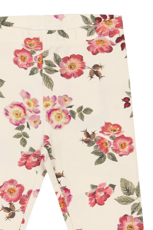 Petit Piao - Star Leggings, PP2025 - Eggnog Rosehip AOP