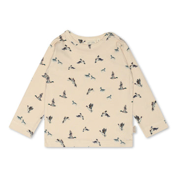 Petit Piao - T-shirt LS Printed, PP203 - Duck AOP