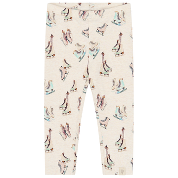 Petit Piao - Blizz Leggings, PP2032 - Eggnog Melange Ice Skate AOP