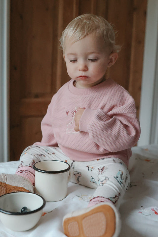 Petit Piao - Blizz Leggings, PP2032 - Eggnog Melange Ice Skate AOP