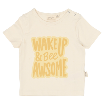 Petit Piao - Jubii Bee OS SS Tee, PP2138 - Eggnog
