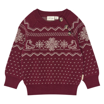 Petit Piao - Ginger Knit Pullover, PP2190 - Syrah