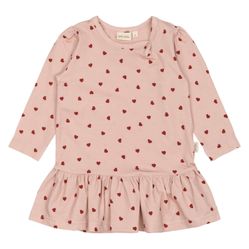 Petit Piao - Dress LS Gather Printed, PP226 - Heart AOP