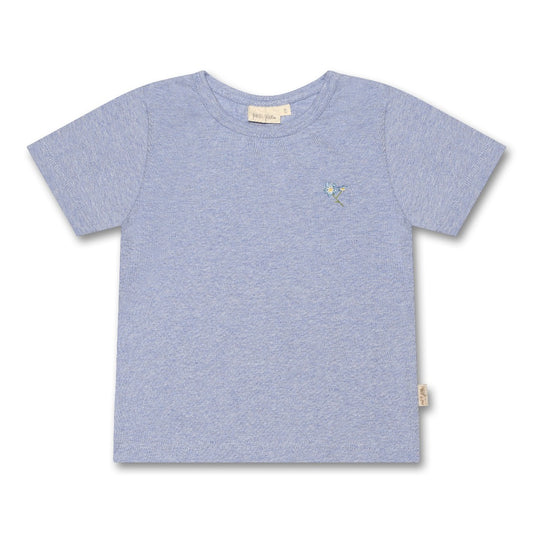 Petit Piao - T-shirt SS Motif, PP234 - Light Blue / Forget Me Not