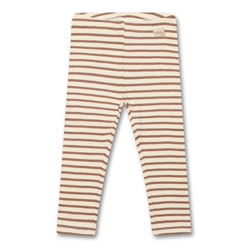 Petit Piao - Legging Modal Striped, PP302 - Tuscany / Offwhite