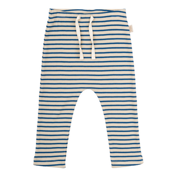 Petit Piao - Pants Modal Striped, PP313 - Deep Cobalt / Dark Offwhite