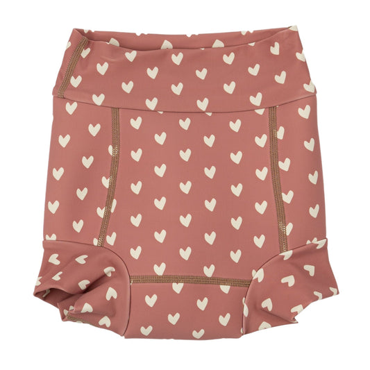 Petit Piao - Swim Diaper Printed, PP423 - Withered Rose Heart AOP