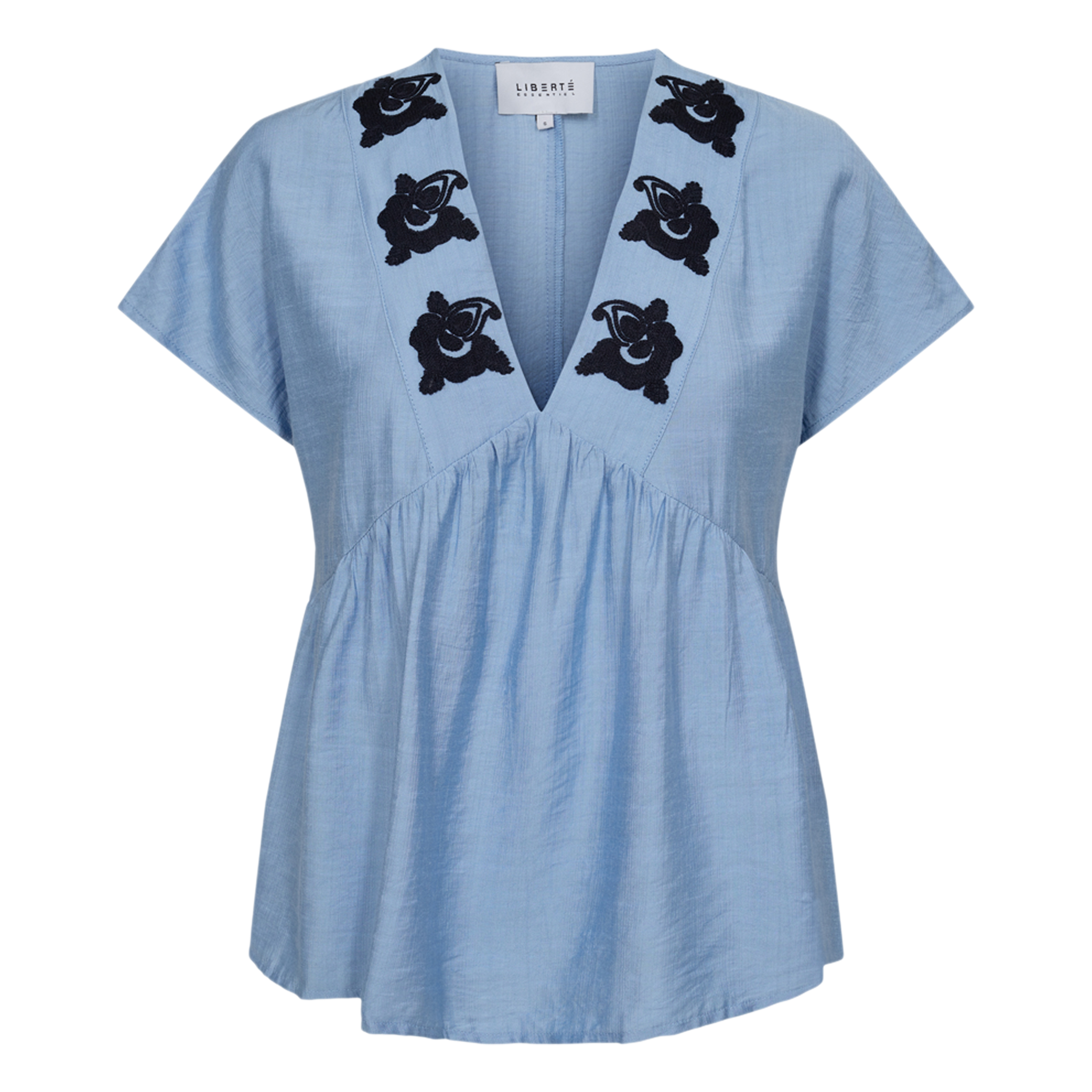 Liberté - Roseli SS Blouse, 21722 - Dusty Blue