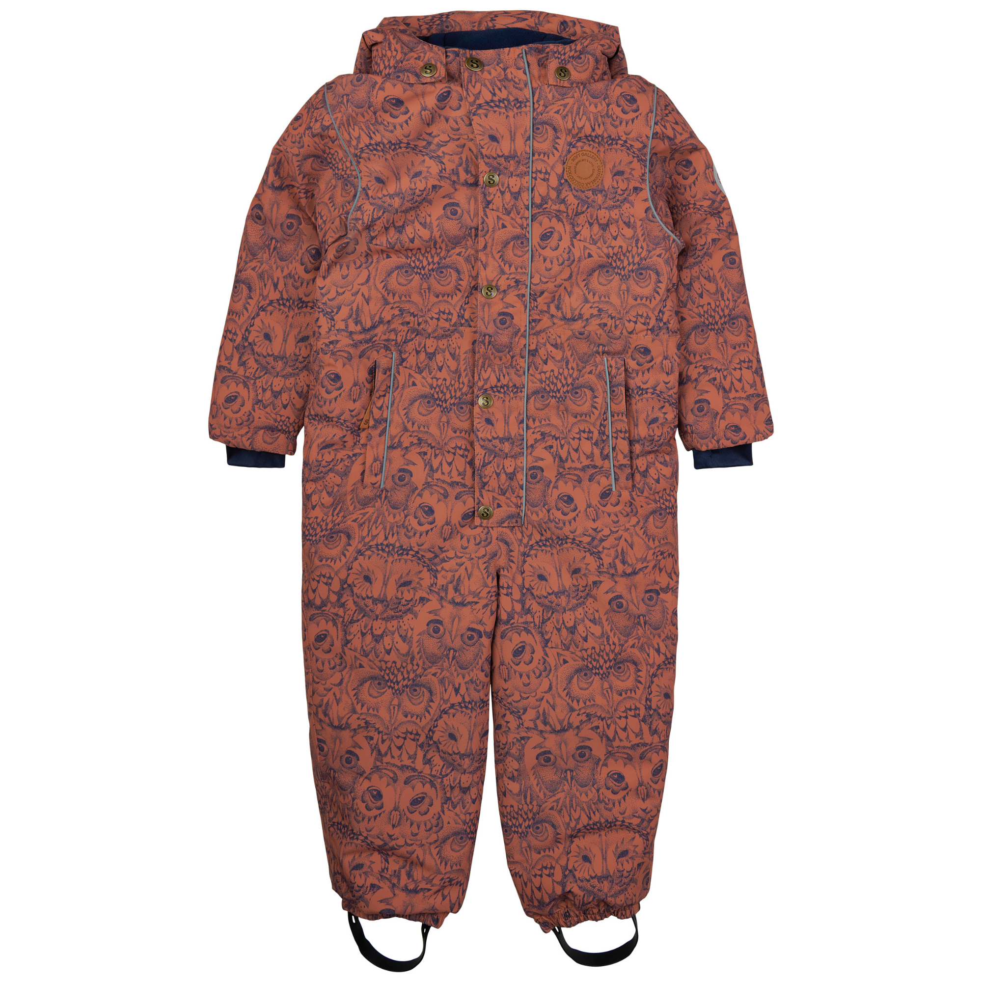 Soft Gallery - Merle Snowsuit, SG2201 - Brown Patina / Owl