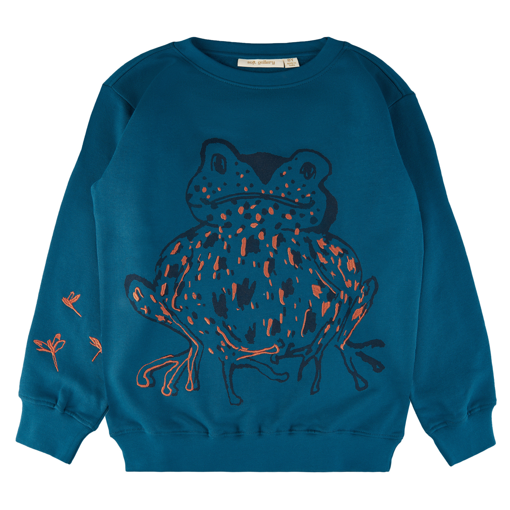 Soft Gallery - Konrad Toad LS Sweatshirt, SG2385 - Moroccan Blue