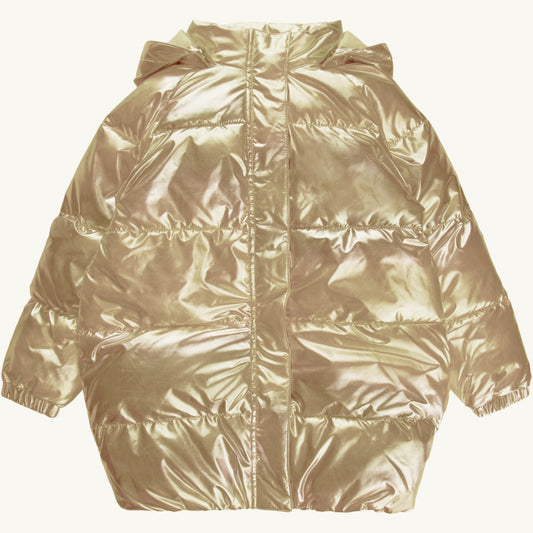 Soft Gallery - Caroline Foil Puffer Jacket, SG2634 - Gold