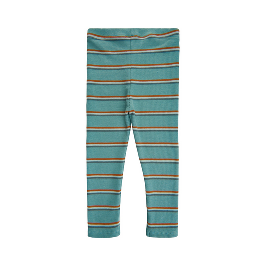 Soft Gallery - Baby Paula Striped Leggings - Blue Haze