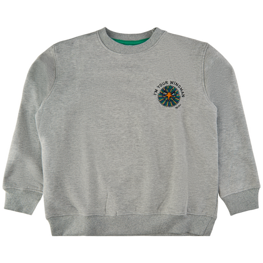 THE NEW - Huxley OS Sweatshirt, TN5046 - Light Grey