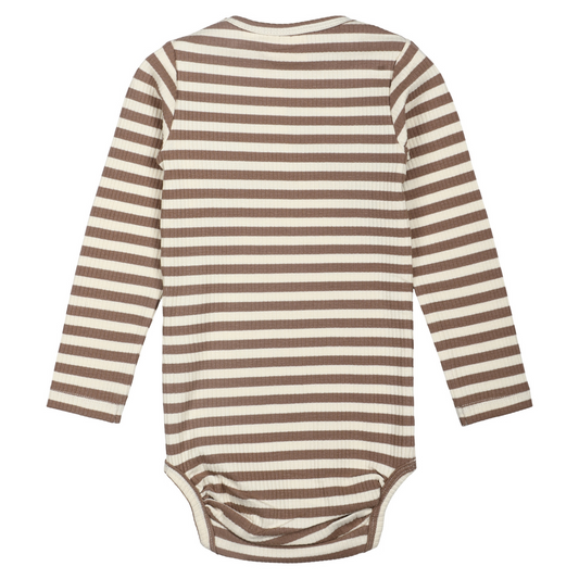 THE NEW Siblings - Fro Uni Rib LS Body, TNS5483 - Ginger Snap
