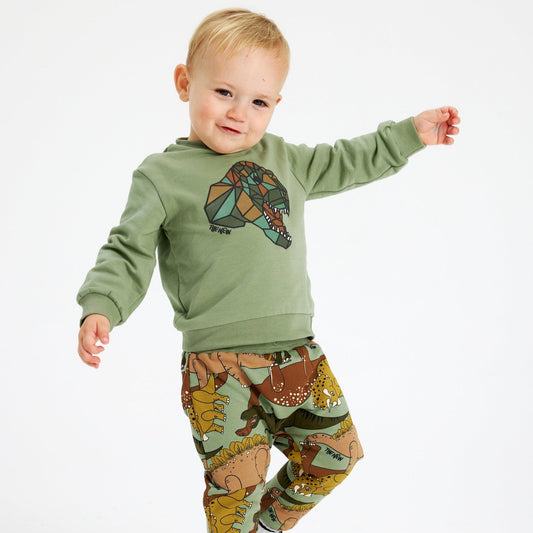 THE NEW Siblings - Luigi Sweatshirt, TNS5613 - Hedge Green