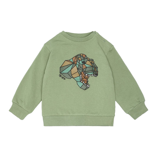 THE NEW Siblings - Luigi Sweatshirt, TNS5613 - Hedge Green