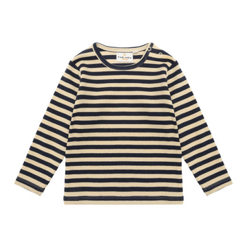 THE NEW Siblings - Fro Uni Rib LS Tee, TNS5634 - Navy Blazer