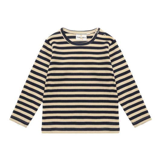 THE NEW Siblings - Fro Uni Rib LS Tee, TNS5634 - Navy Blazer