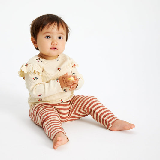 THE NEW Siblings - Fro Uni Rib Leggings, TNS5635 - Cedar Wood