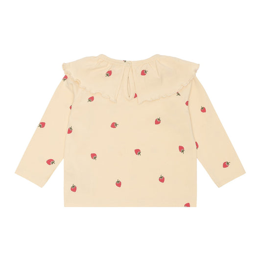 THE NEW Siblings - Larawila LS T-Shirt, TNS5651 - Angora Strawberry AOP