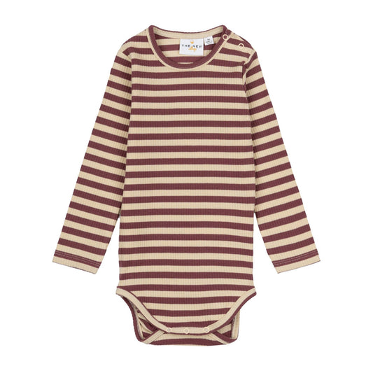 THE NEW Siblings - Fro Uni LS Rib Body, TNS5796 - Crushed Berry