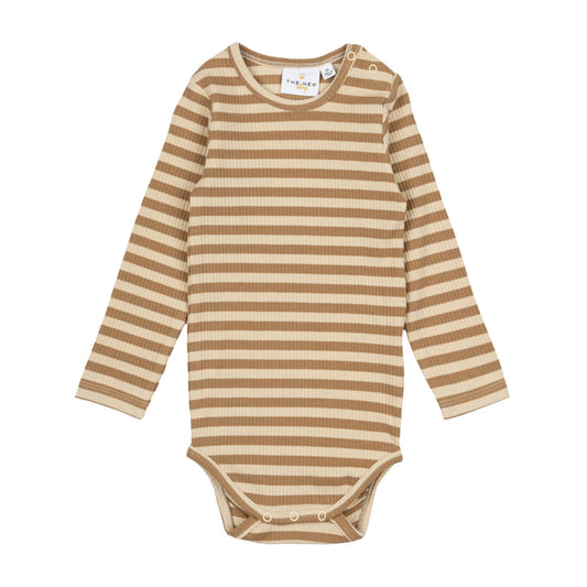 THE NEW Siblings - Fro Uni LS Rib Body, TNS5796 - Tannin