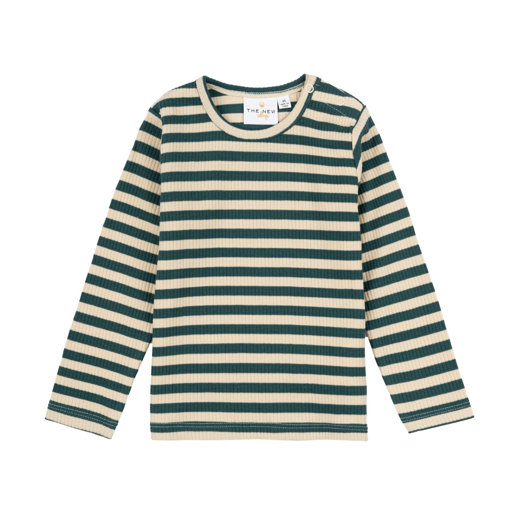 THE NEW Siblings - Fro Uni Rib LS Tee, TNS5798 - June Bug