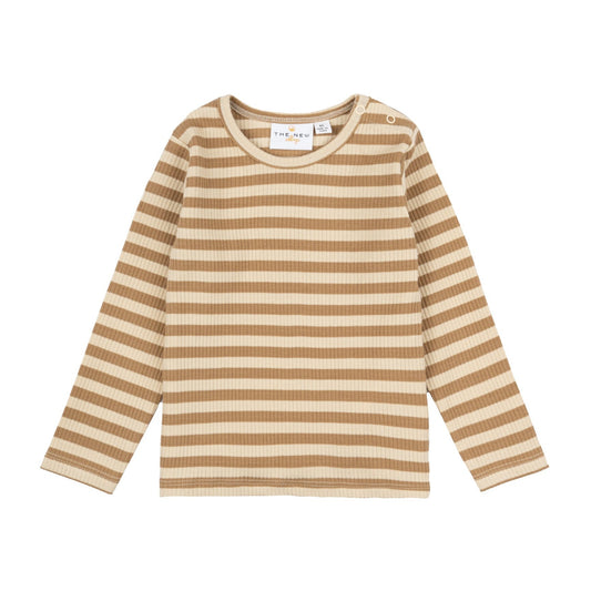 THE NEW Siblings - Fro Uni Rib LS Tee, TNS5798 - Tannin