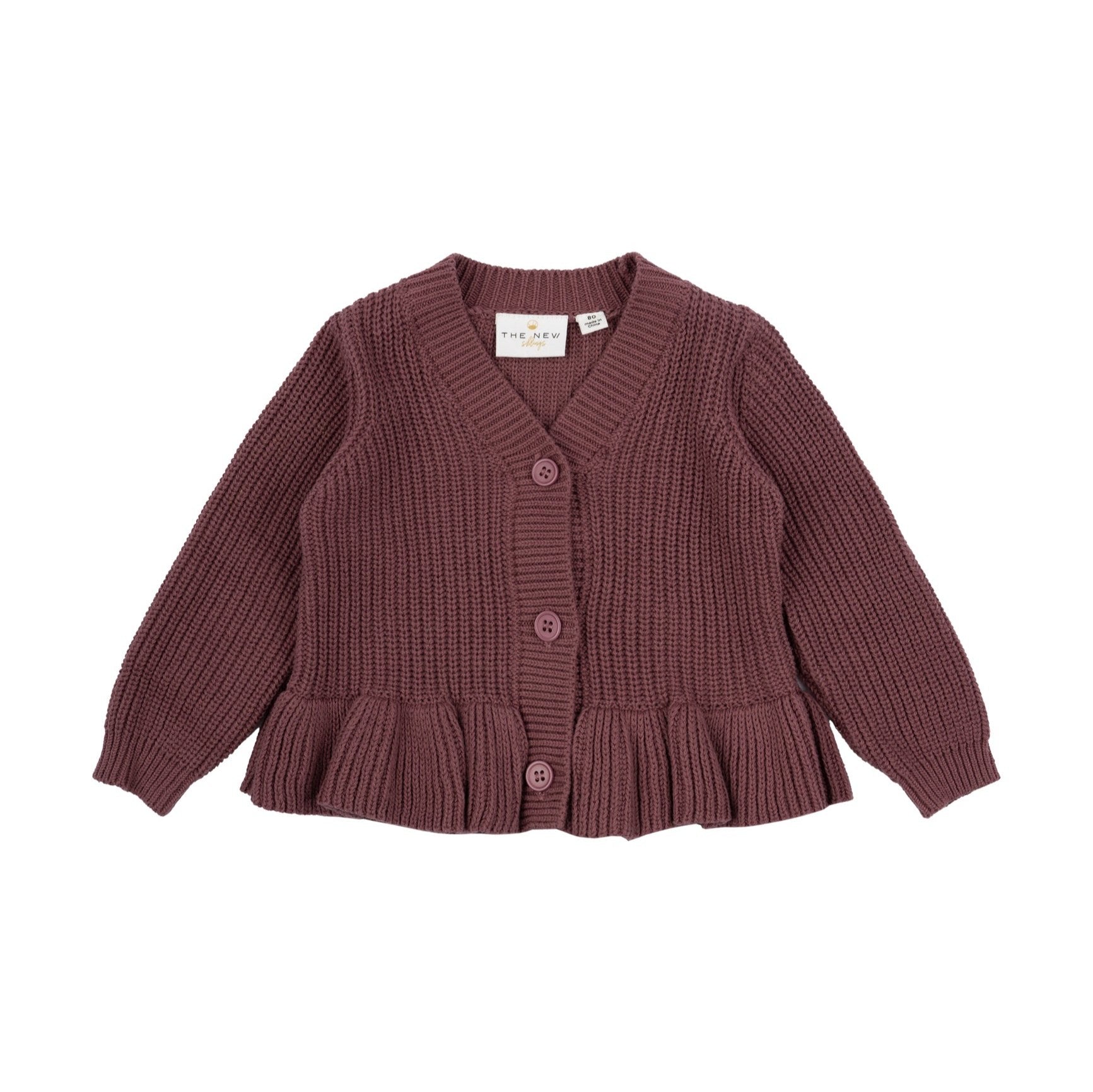 THE NEW Siblings - Mae Knit Cardigan, TNS5855 - Crushed Berry