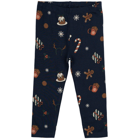 THE NEW Siblings - Holiday Leggings, TNS5897 - Navy Blazer AOP