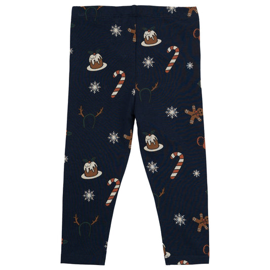 THE NEW Siblings - Holiday Leggings, TNS5897 - Navy Blazer AOP