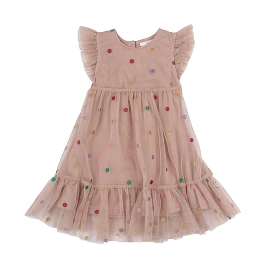 THE NEW Siblings - Marthine Hollie SL Dress, TNS5903 - Adobe Rose