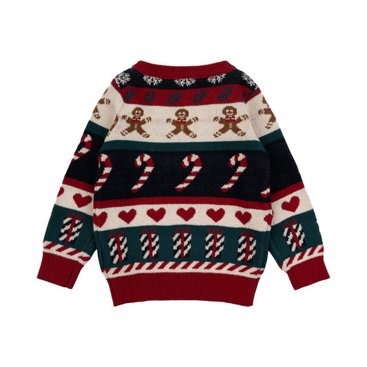 THE NEW Siblings - Holiday Jacquard Pullover, TNS5907 - Multi Colour