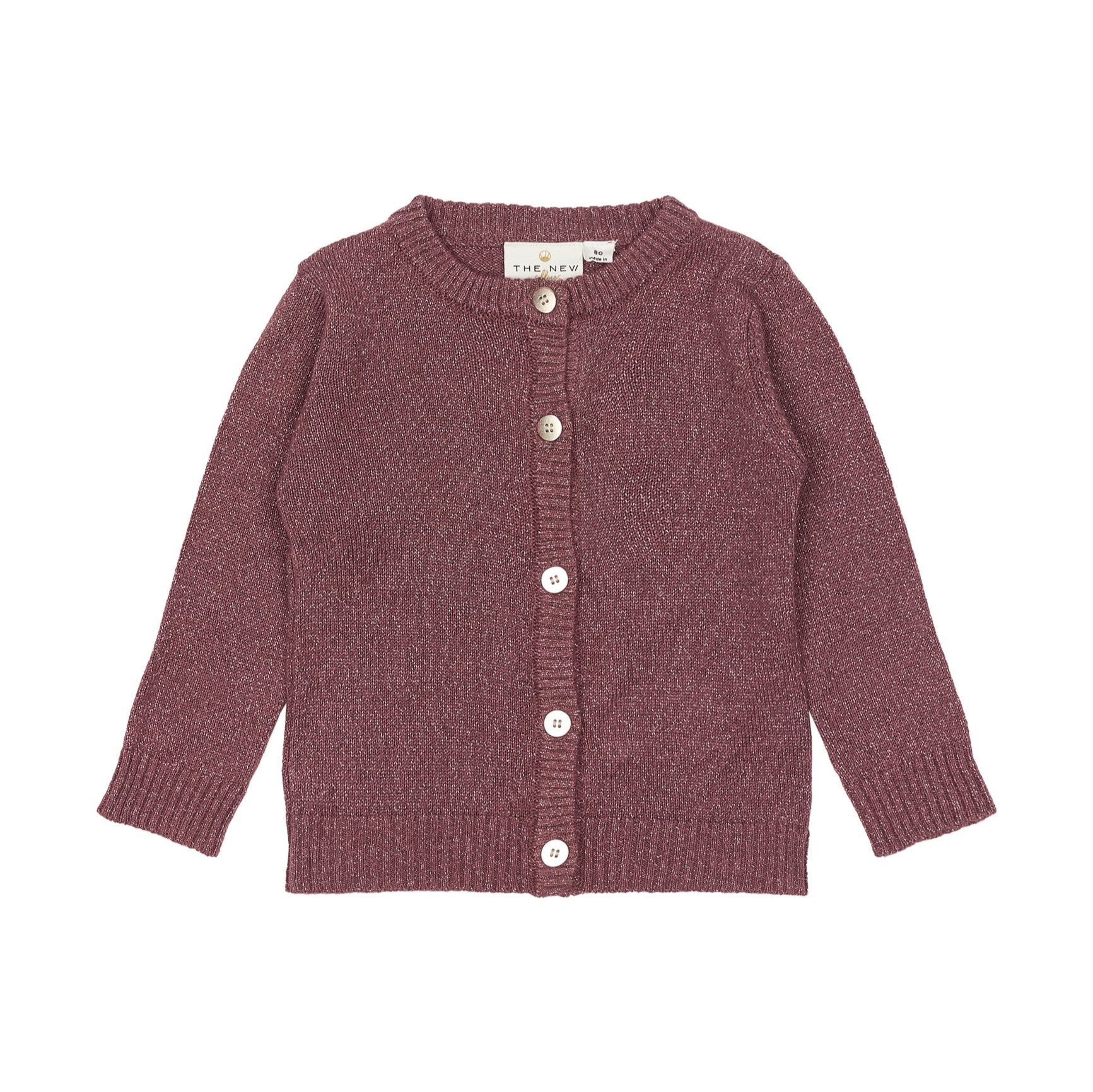 THE NEW Siblings - Keve Glitter Cardigan, TNS6126 - Crushed Berry