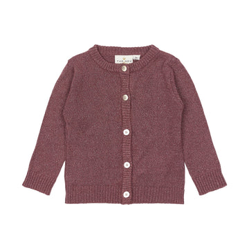 THE NEW Siblings - Keve Glitter Cardigan, TNS6126 - Crushed Berry