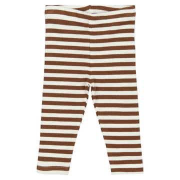 THE NEW Siblings - Fro Rib Leggings, TNSB6277 - Toffee Striped